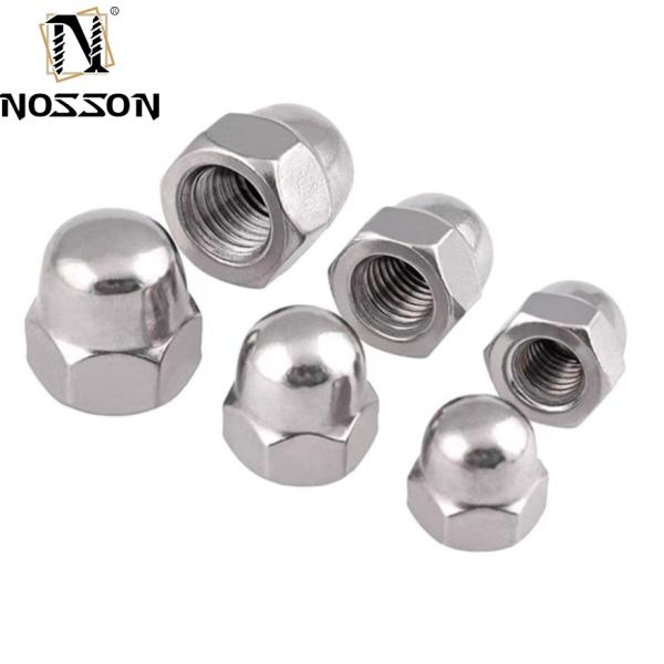 Metric Measurement System 304 316 Stainless Steel Hexagon Cap Nut M3 m4 m5 m8 DIN1587 Hex Dome Acorn Nut for Durable Mining