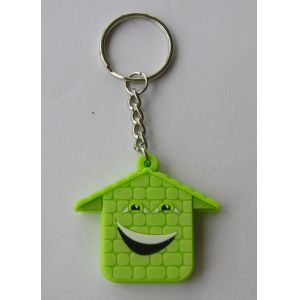 29x33x33cm Fashional Custom Rubber Keyrings Nonpoisonous For Body