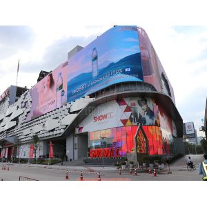 Indoor & Outdoor Flexible Transparent LED Display Curved LED Curtain Screen