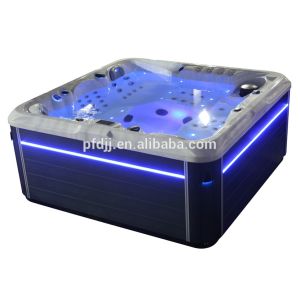 Family / Hotel Acrylic Spa Tub Freestanding Style For 5 Persons