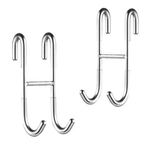 Shower Curtain Rod Door Hooks Hanger For Bathroom