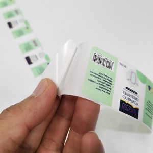 BOPP Pearlized Waterproof Cosmetic Labels Elegant Matte Cosmetic Jar Labels