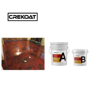100% Solids High Build Metallic Epoxy Coating 3mm Antimicrobial