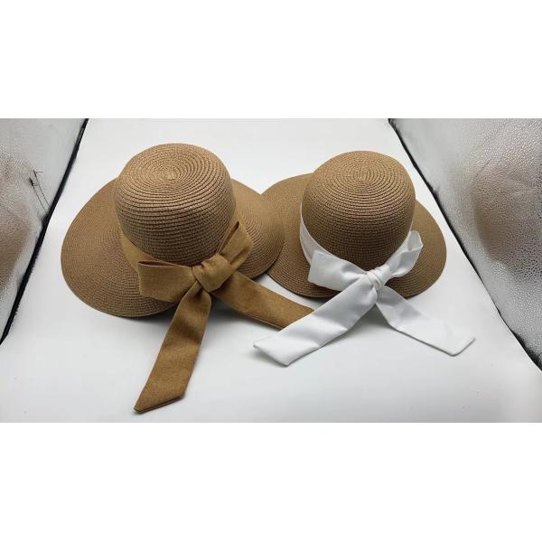 Buy Natural Straw Sun Hat For Women With Wide Brim at wholesale prices