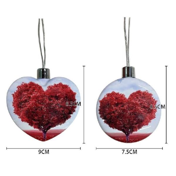 Customized Photo Christmas Ornaments Sublimation Christmas Decorations