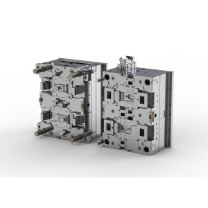 Quality OEM / ODM ： Hot Runner Injection Molding &amp; Transparent On-board Rear Housing (1*2) No.23909-B for sale