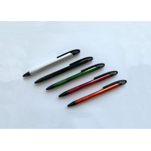 Popular clips Brushed Metal Promotion Pen with Laser Logo (M114)