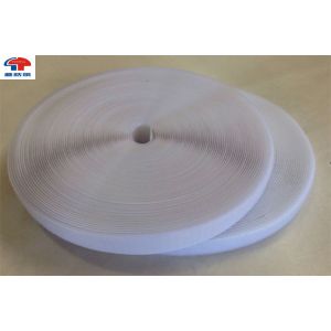 Polyamide White Sew On Hook and Loop Tape , 1" Width sticky hook and loop