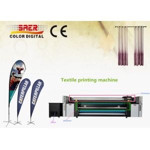 Table Cover / Wallpaper Fabric Printing Machine With High DPI