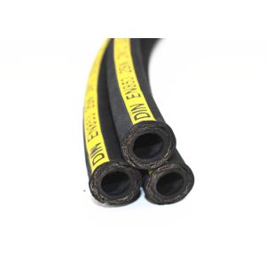 China 1/2 275 Bar Two Wire Braid Hydraulic Hose Type R2/2SN with CE Certification on sale