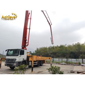56Meter Refurbished Putzmeister Concrete Pump Trade Truck Mounted