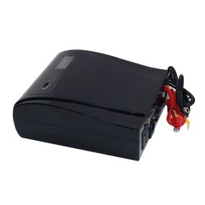 Black Solar Power System Inverter , 12VDC / 24VDC Solar Panel Battery Inverter