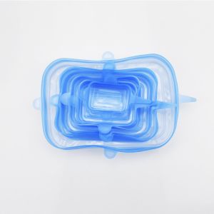 Rectangular Silicone Stretch Reusable Lids Stretchable Food Covers
