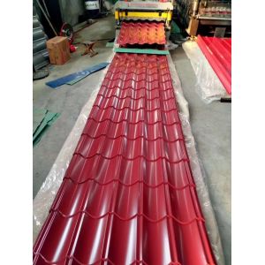 PPGI Galvanized Corrugated Iron Steel Color Coated Roofing Sheet Processing