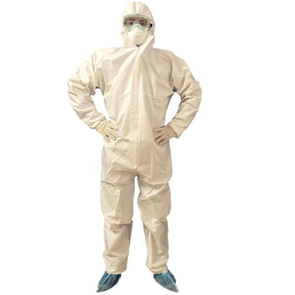 Buy Breathable Isolation Microporous Disposable Cleanroom Garments at wholesale prices