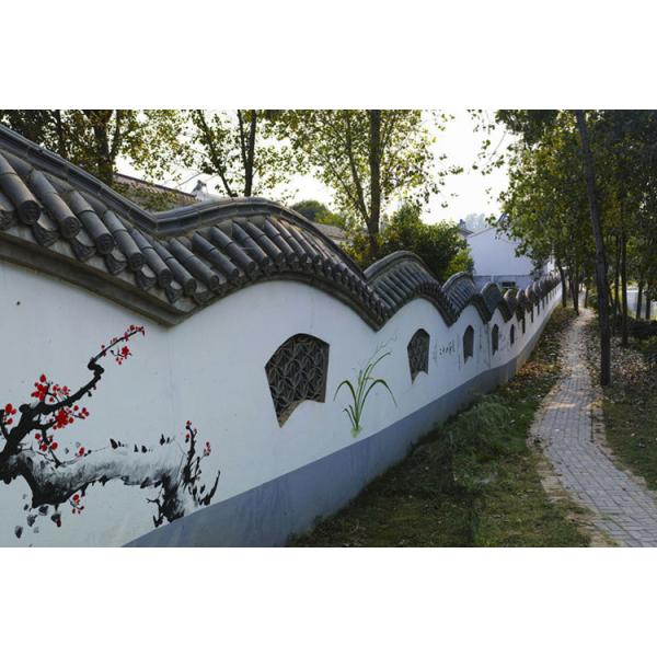 Grey Temple Flat Clay Roof Tiles