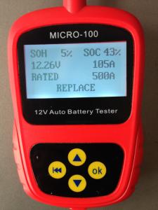 China Car Battery Tester MICRO-100 Digital Battery Tester Battery Conductance & Electrical Syste on sale