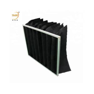 Spray Booth Ventilation Activated Carbon Pocket Air Filter For Clean Room Fan