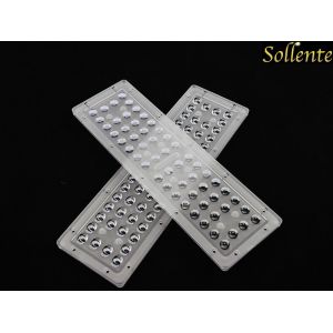 56W Optical Asymmetric LED Lens Array Street Light For SMD 3030 LED