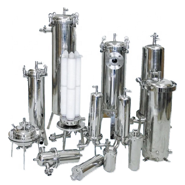 Beer precision cjc 10 inch ss316 316l single or multi cartridges steam stainless steel water filter housing for commerci