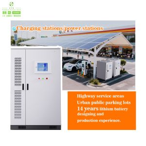 Solar Powered EV Charging Station with LiFePO4 Battery 215-365KWh