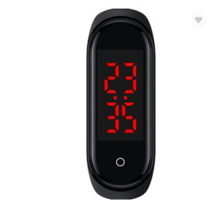 Quality Time Display Android 4.4 55mAh Body Temperature Wristband for sale