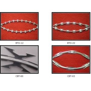 Razor wire -Flat Warp Razor Barbed Wire