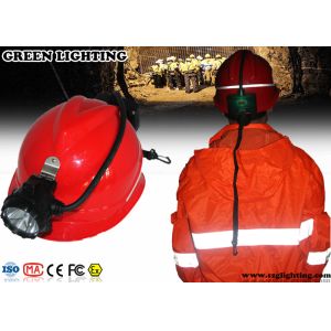 High Power Miners Cap Lamp With Rear Warning Light 15000 Lux Brightness