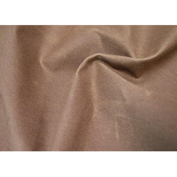 Buy Special Waxed Cotton Canvas / 100 Cotton Fabric With Stiff Handfeel at wholesale prices