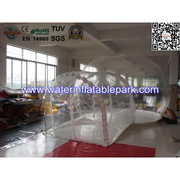 Custom Printed Inflatable Bubble Tent , Waterppol Inflatable Spleeping Tent