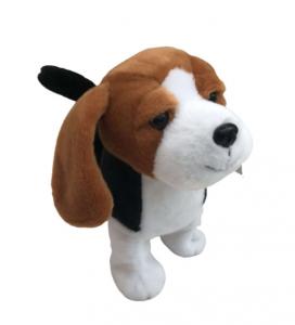 Quality Hypoallergenic 23cm 9.06in Singing Dancing Stuffed Animals Walking Shaking Head Dog Toy for sale