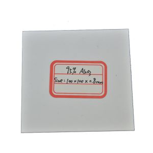 99% Alumina Ceramic Plate High Temperature Resistance 3000MPa Compressive