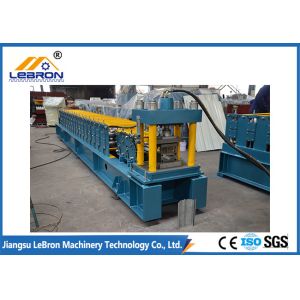 Quality 2018 New type Blue color Door Shutter Roll Forming Machinemade in china PLC control system long time service for sale
