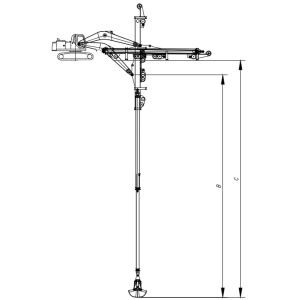CE Certified Telescopic Excavator Boom Arm for 1-50T Excavators