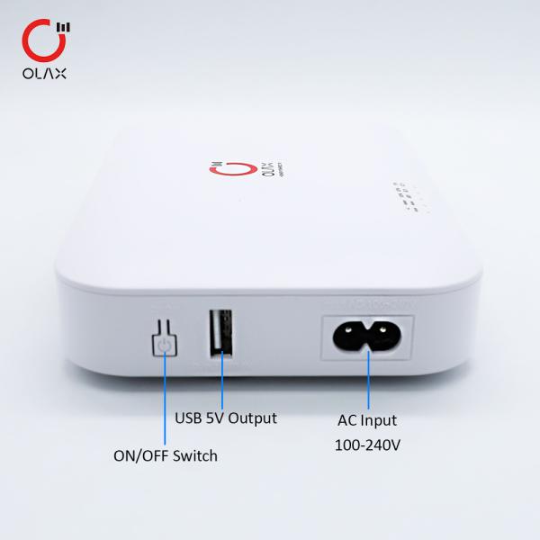 OLAX POE D6 Smart UPS Power Bank DC 5V 9V 12V Output 20000mah 74WH Battery Capacity Portable Mini UPS Backup