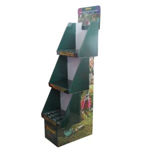 Garden Tools POS Cardboard Shipper Display Customized Logo Flat Packing