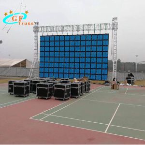 Background Wall Hanging LED Screen Truss To Display Outdoor Activities