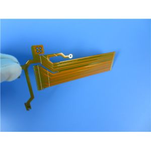 2 Layer Flexible Printed Circuit PCB (FPC) Built on Polyimide With FR4 Stiffener