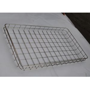 China Resuable 304 FDA 3mm Stainless Steel Wire Mesh Tray Baking Bread on sale