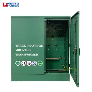 3 Phase 2000kva Pad Mounted Electrical Transformers High Frequency Oil Filed