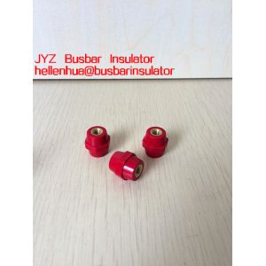 JYZ low voltage busbar insulator BMC material with brass insert M6