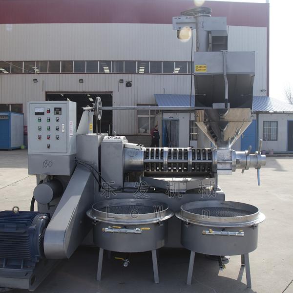 Buy 380V 400-750 Kg/H High Oil Yield Screw Oil Processing Equipment Cold Oil Press at wholesale prices