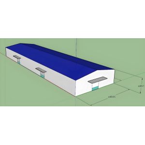 Economical Prefabricated Warehouse Buildings In Steel Anti Seismic