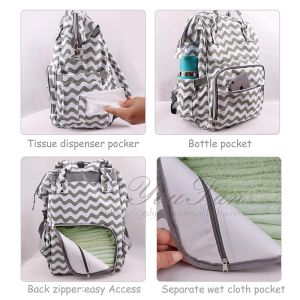 Waterproof Diaper Bag Travel Maternity Nappy Changing Bag