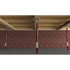 Galvanizing Structural Steel Adjustable Jack Post With Surface Treatment