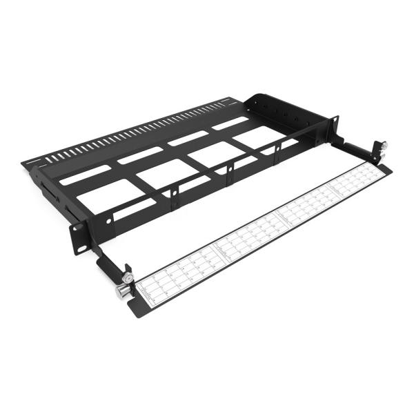 Rongbang RBTX-MP4PP04 1U 19" 4 Slots HD Modular Fixed Frame 96 LC Interface for Data Center Enterprise Network