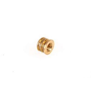 Plastics Injection Insert Brass Knurled Nut Non Standard Customization