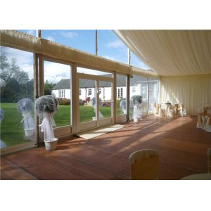 Luxurious Clear Span Frams Structures Glass Wall Tents Shelter Pavilion