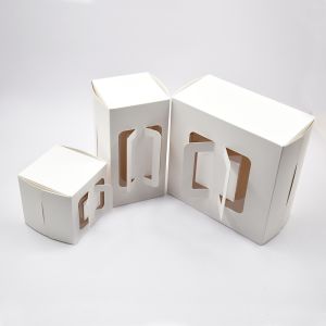 Logo Customizable Clear Plastic Window Box Packaging Unique Design