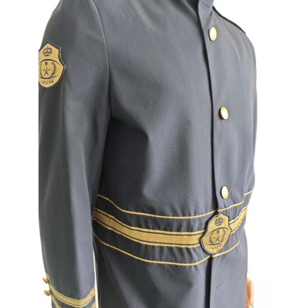 Professional Design Classic Black Color Ceremonial Uniform Suit Set 60 Polyester 40 Viscose